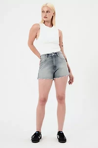 Abrand High Relaxed Denim Short