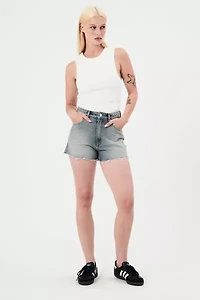Abrand High Relaxed Denim Short