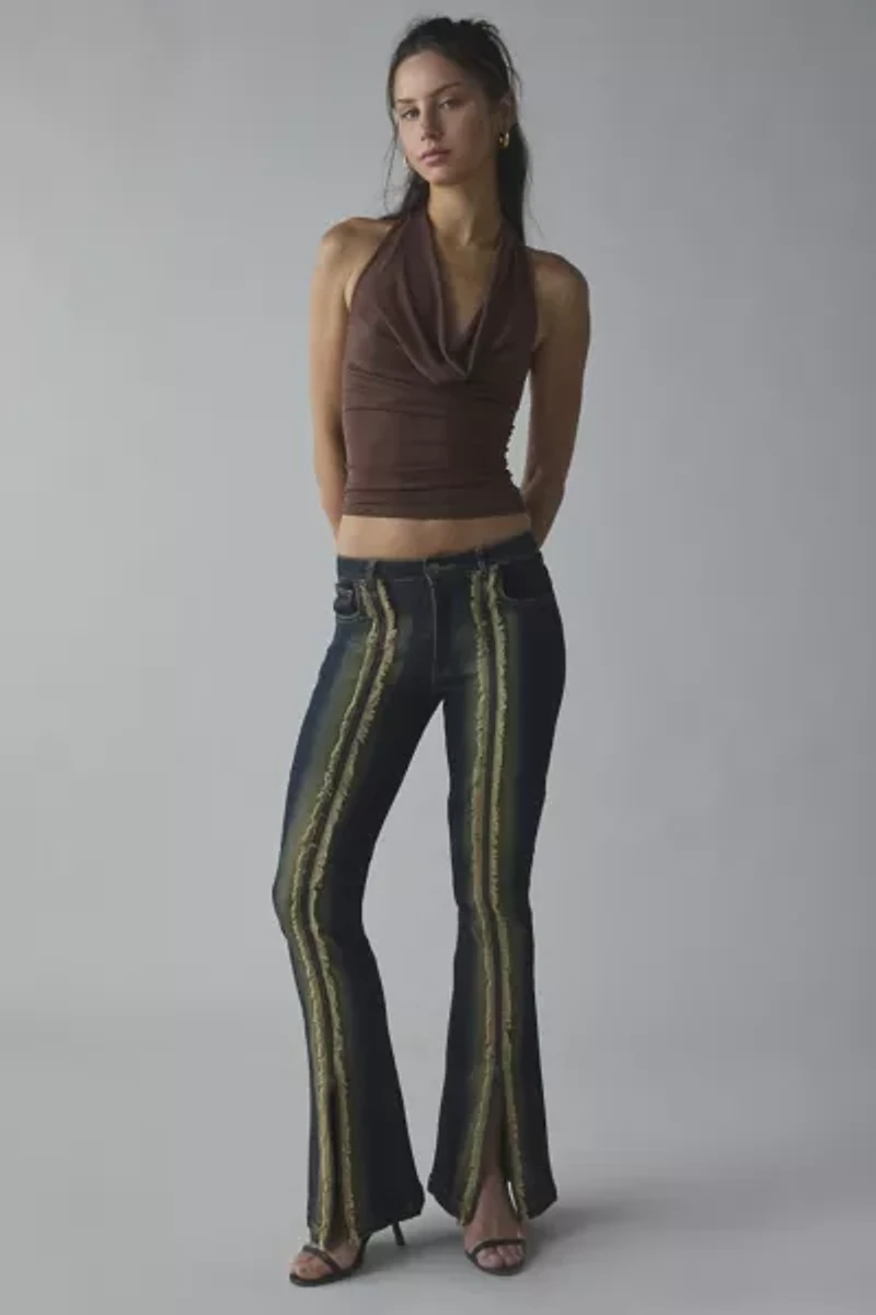 Basic Pleasure Mode Limelight Hardware Cut-Out Detail Jean