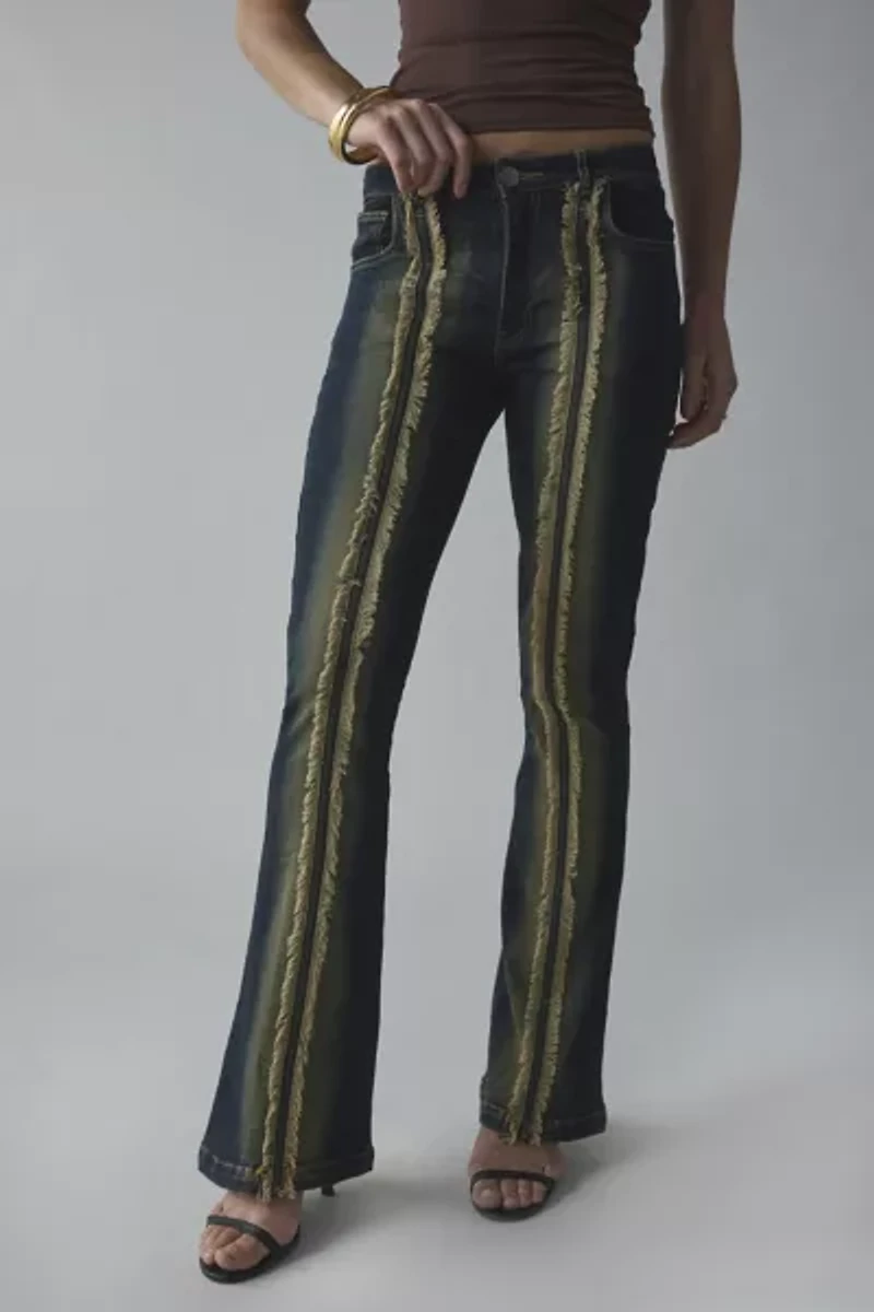 Basic Pleasure Mode Limelight Hardware Cut-Out Detail Jean