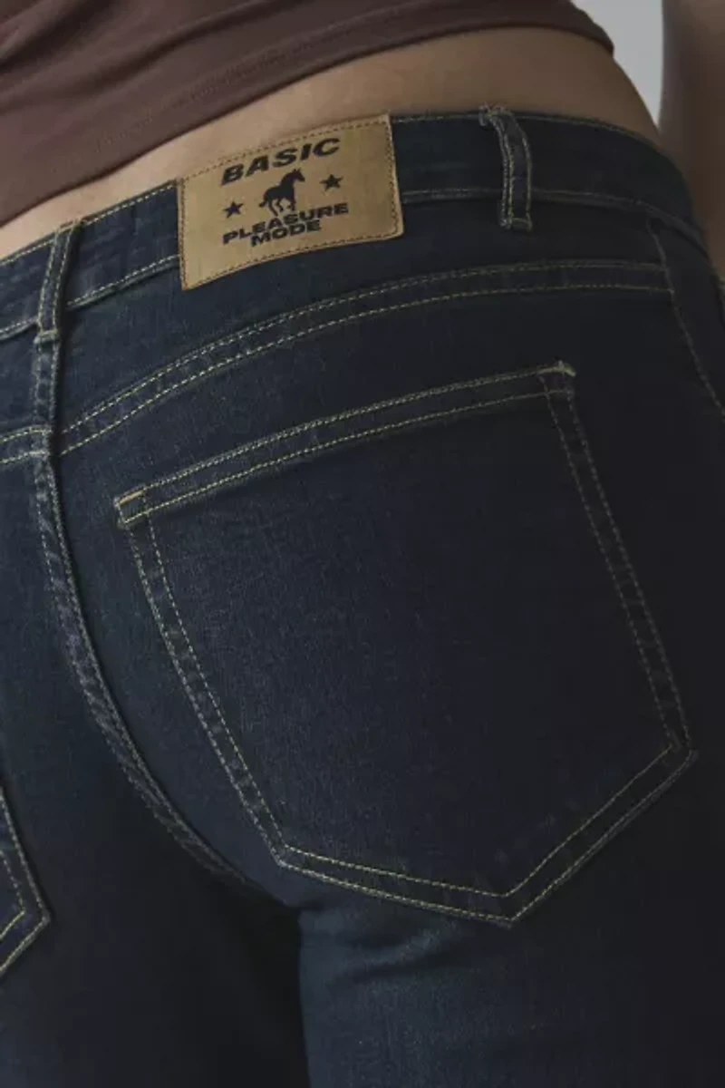 Basic Pleasure Mode Limelight Hardware Cut-Out Detail Jean