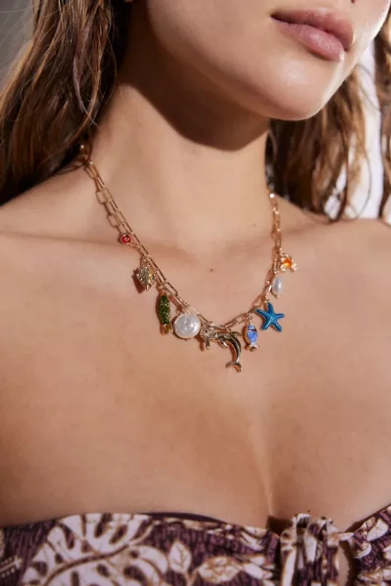Ortley Beach Charm Necklace