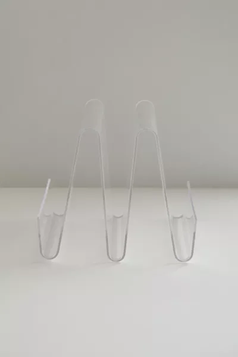 Squiggle Acrylic Magazine Rack