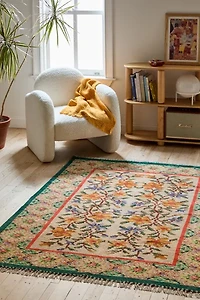 Evelyn Needlepoint Digital Printed Rug