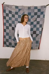 RAT BOI Plaid Dream Maxi Skirt