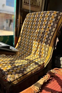 Puebco Truck Seat Fabric Zip Tote Bag