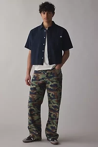 UO Solid Cutoff Oxford Shirt