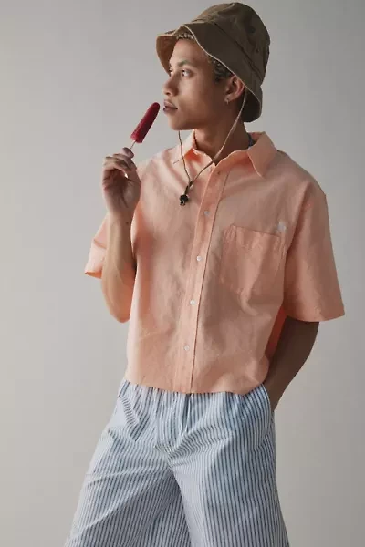 UO Solid Cut off Oxford Shirt