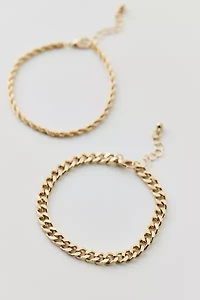 Essential Chain Bracelet Set