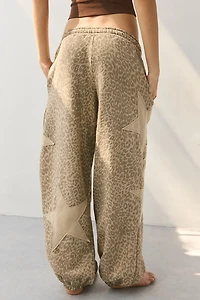 Out From Under Brenda Star Patch Jogger Sweatpant