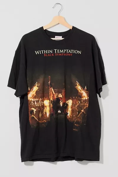 Vintage Y2K Within Temptation Black Symphony Graphic Band T-Shirt
