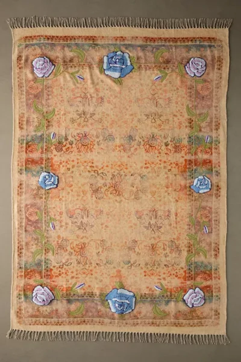 ReMADE By UO Remnants Pavo Rose Rug