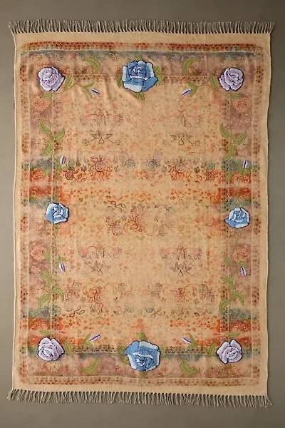 ReMADE By UO Remnants Pavo Rose Rug