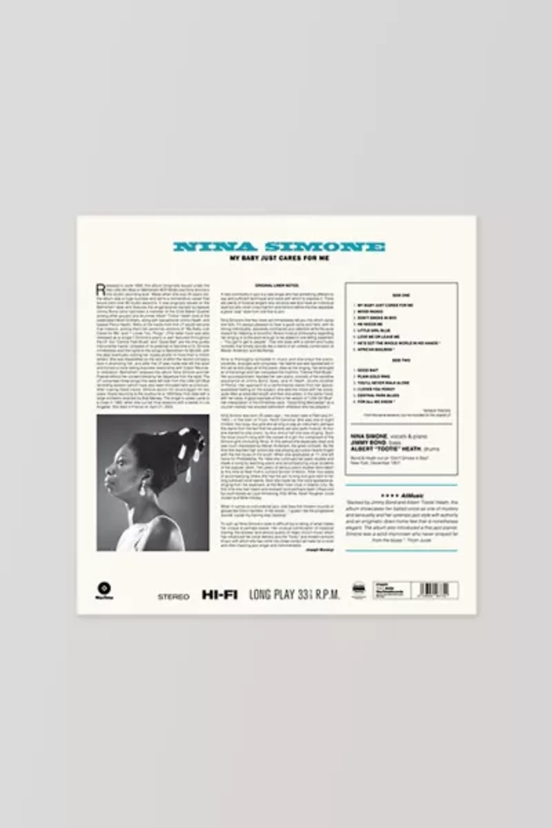 Nina Simone - My Baby Just Cares For Me (180-gram) LP