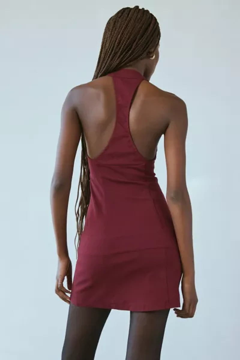 Silence + Noise Giselle Racerback Halter Mini Dress