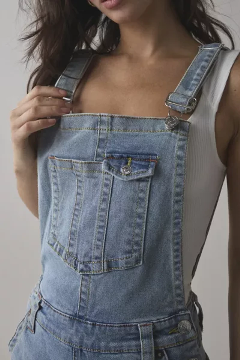 True Religion Big T Flap Straight Leg Overall