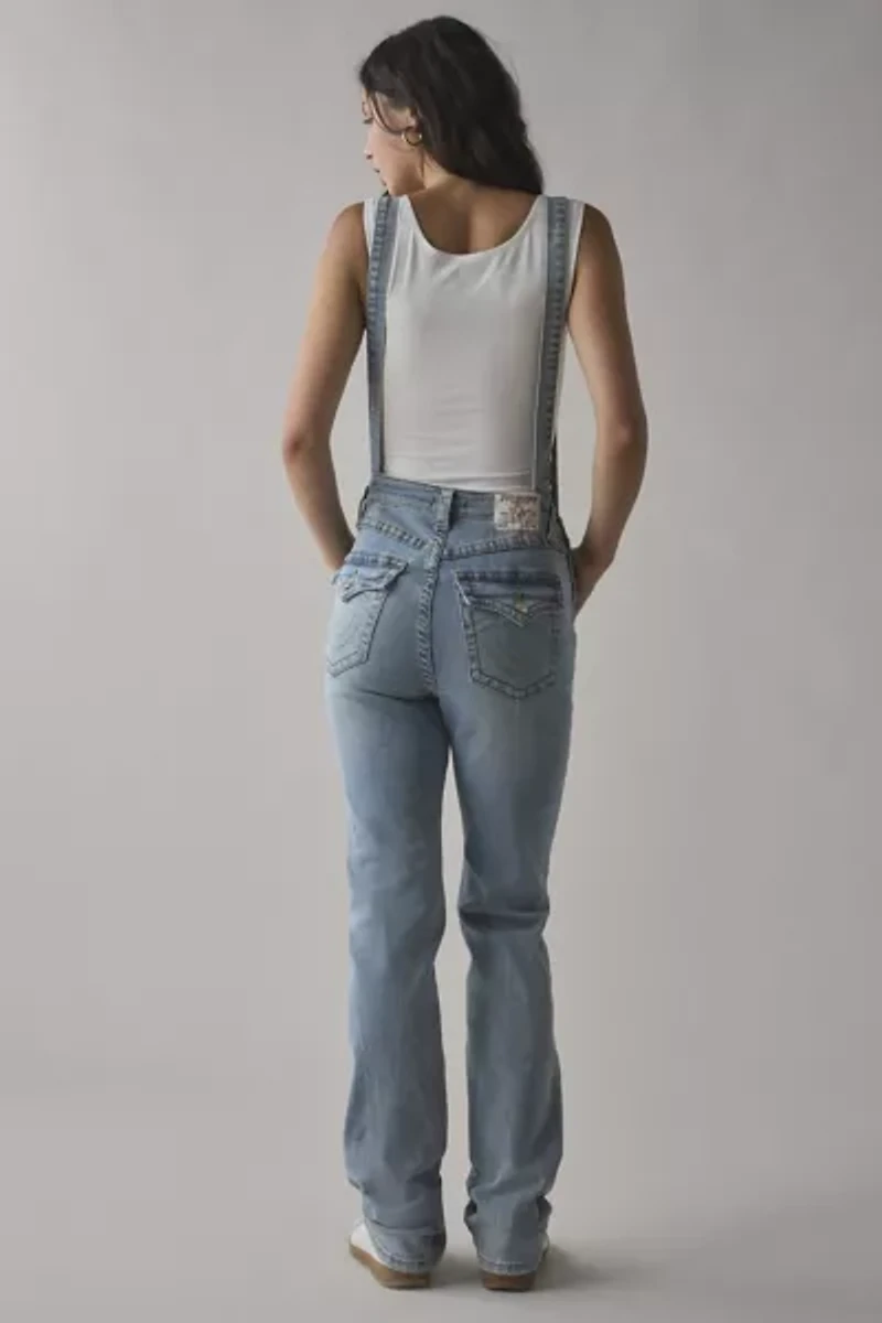 True Religion Big T Flap Straight Leg Overall