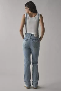 True Religion Big T Flap Straight Leg Overall