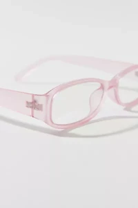 Bella '90s Slim Chunky Frame Blue Light Glasses