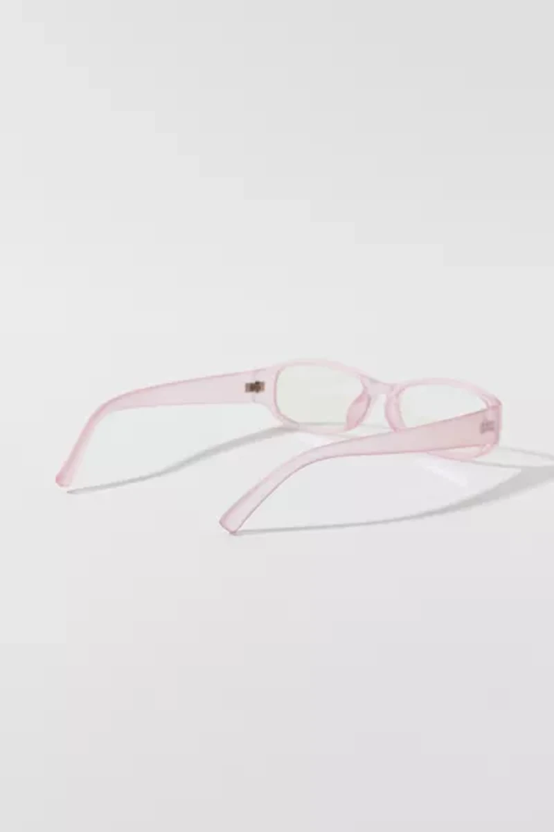 Bella '90s Slim Chunky Frame Blue Light Glasses