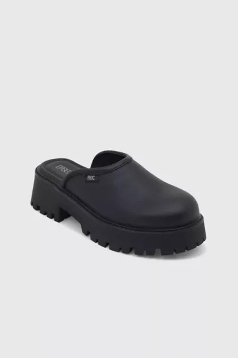 ROC Calli Leather Platform Mule