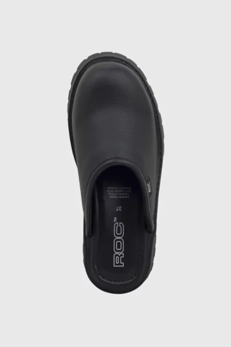 ROC Calli Leather Platform Mule