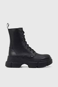 ROC Roadie Leather Platform Combat Boot