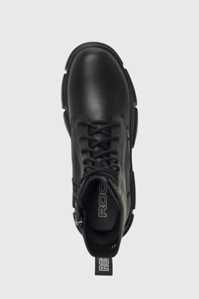 ROC Roadie Leather Platform Combat Boot