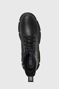 ROC Roadie Leather Platform Combat Boot