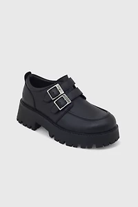 ROC Congo Buckle Leather Platform Oxford