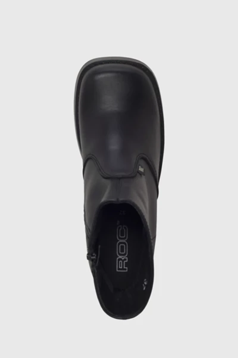 ROC Invito Leather Platform Ankle Boot