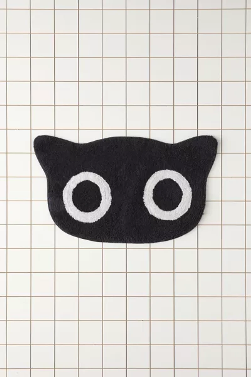 Milo Cat Face Bath Mat