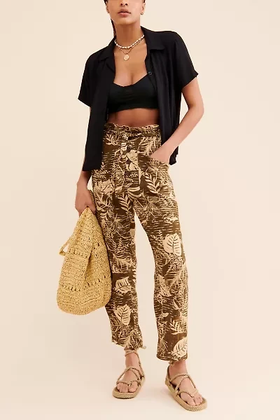 Teresa Printed Paperbag Pants