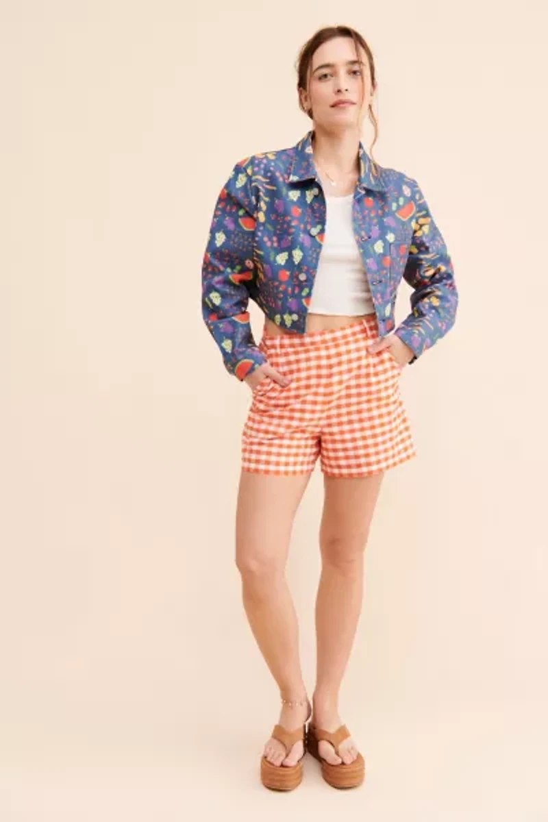 Nuuly Says Gah! Farmers Market Cropped Jacket
