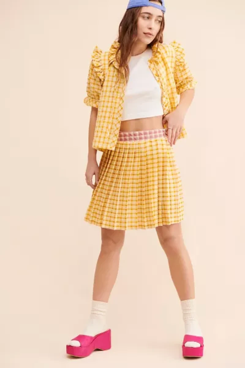 Nuuly Says Gah! Meg Plaid Mini Skirt