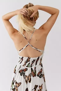 Silva Rayon Midi Slip Dress