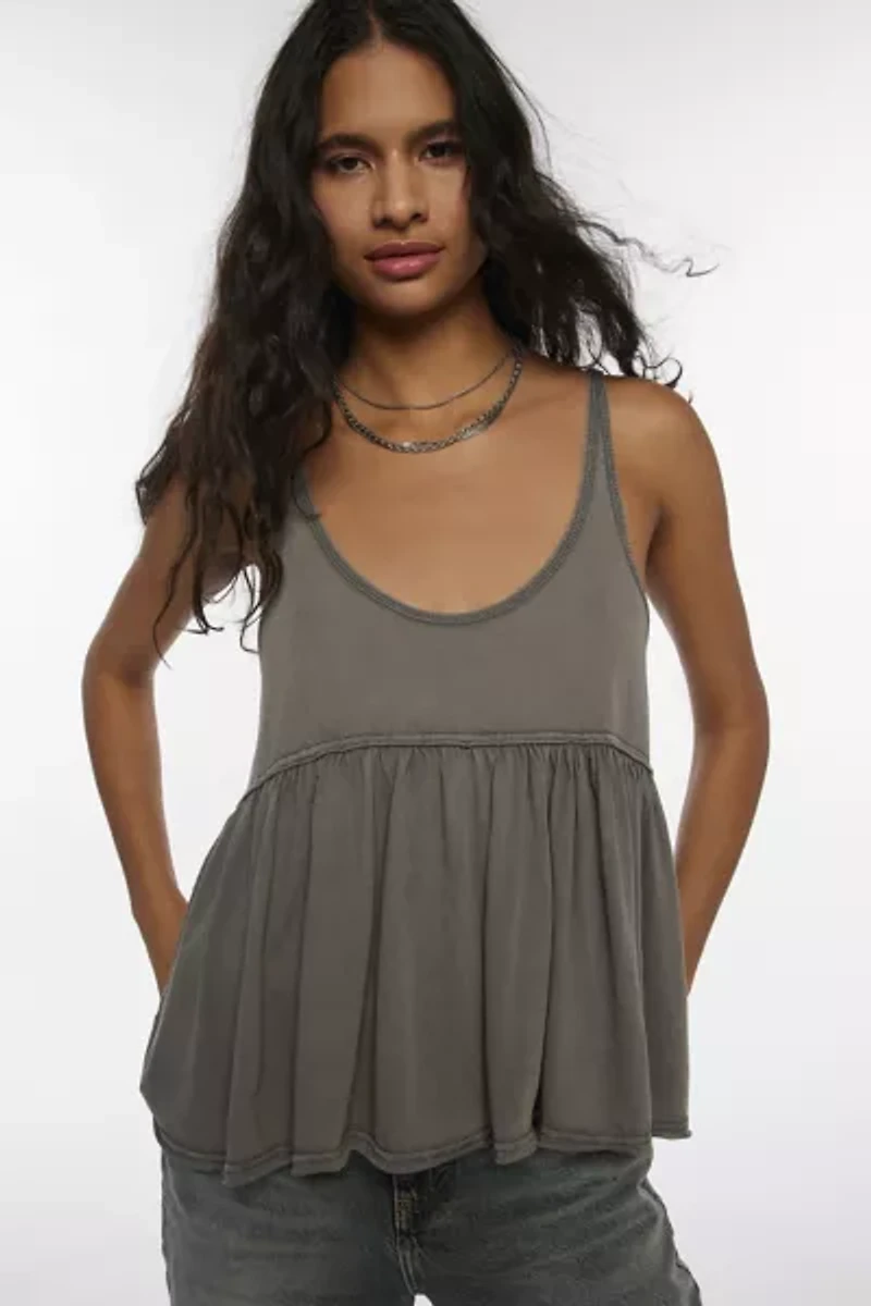 BDG Colby Babydoll Tunic Tank Top
