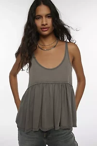 BDG Colby Babydoll Tunic Tank Top