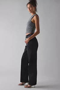 Hosbjerg Peggy Dotted Faux Leather Straight Leg Pant