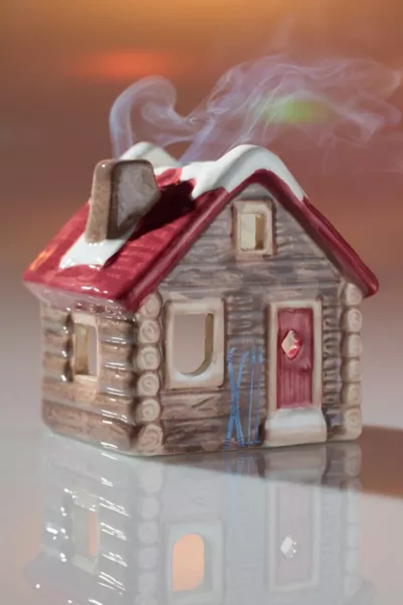 Paddywax House Cone Incense & Tea Light Holder Set