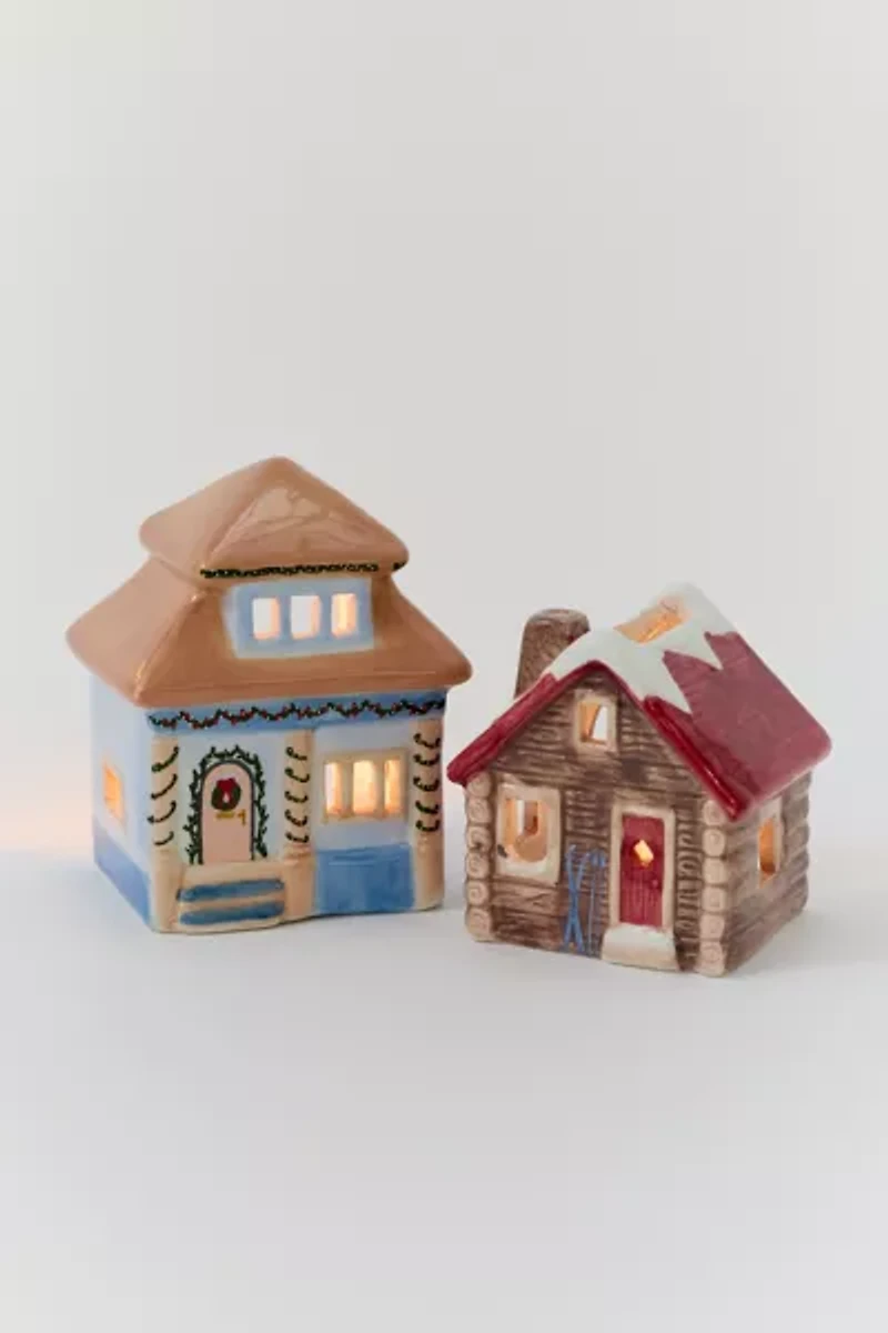 Paddywax House Cone Incense & Tea Light Holder Set