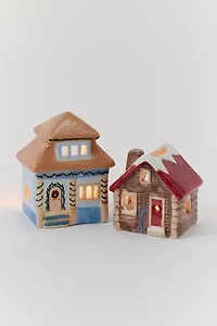 Paddywax House Cone Incense & Tea Light Holder Set