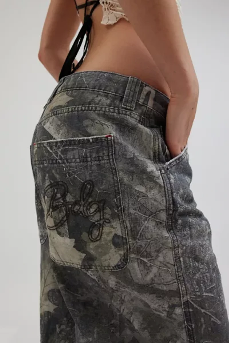 BDG Leaf Camo Loose Pant