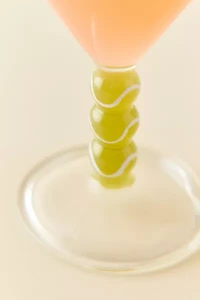 Stacked Icon Stem Martini Glass