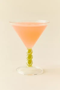 Stacked Icon Stem Martini Glass