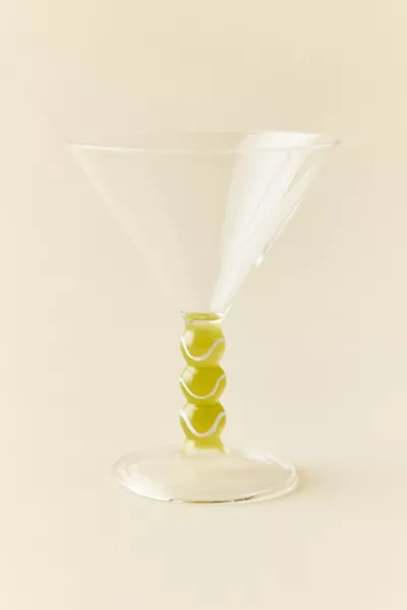 Stacked Icon Stem Martini Glass