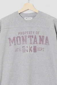 Vintage Y2K University of Montana Champion Long Sleeve Jersey T-Shirt
