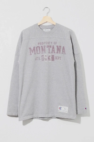 Vintage Y2K University of Montana Champion Long Sleeve Jersey T-Shirt