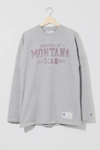 Vintage Y2K University of Montana Champion Long Sleeve Jersey T-Shirt