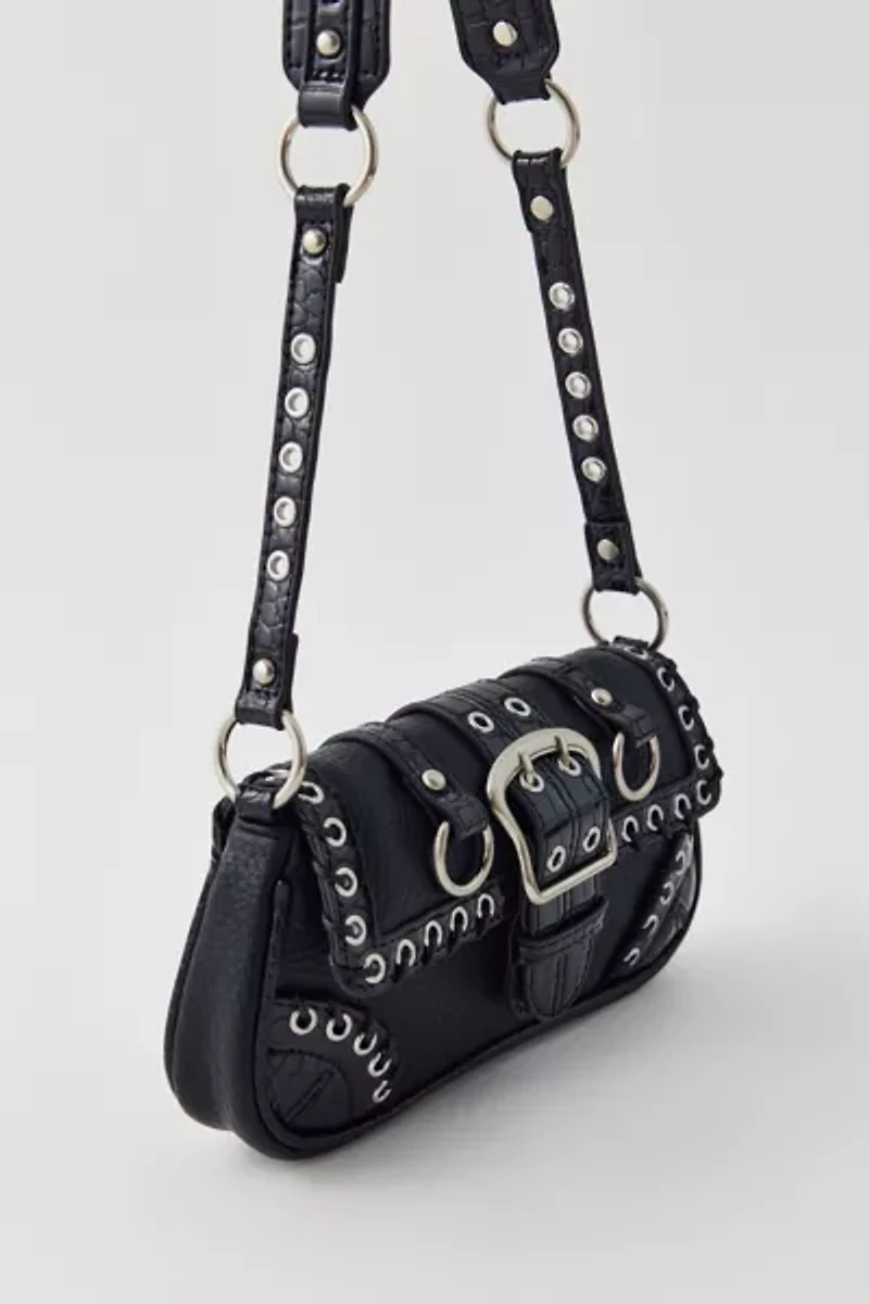 Silence + Noise Jade Laced Rivet Bag